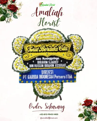 Papan Bunga Duka di Penganjang